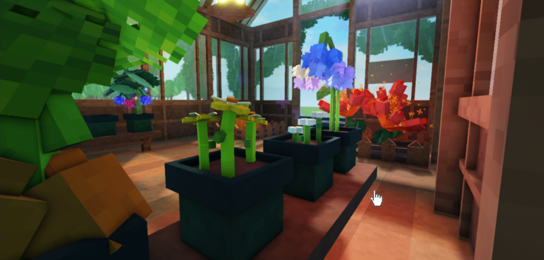 Official My Greenhouse Roblox outdoor gameplay artwork